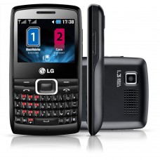 CELULAR LG X335 PRETO DESBLOQUEADO DUAL CHIP RÁDIO FM CÂM 1.3MP BLUETOOTH MP3 TECLADO QWERT